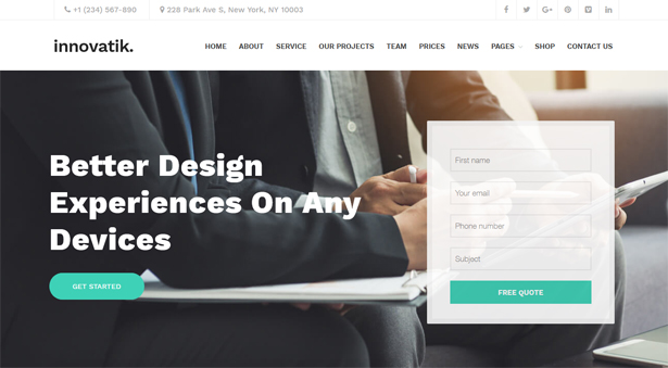 Innovatik - Corporate WordPress Theme | Creative WP | Business WP - 4